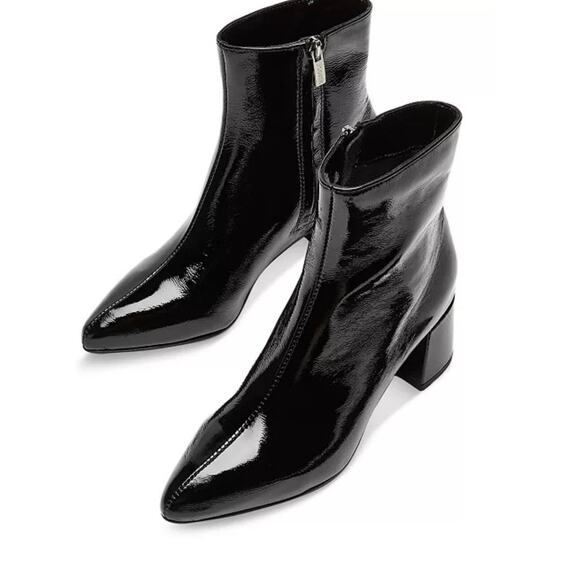 NIB La Canadienne Women’s Hero Dress Booties Black Patent Sz 8.5 $295 - Picture 4 of 10